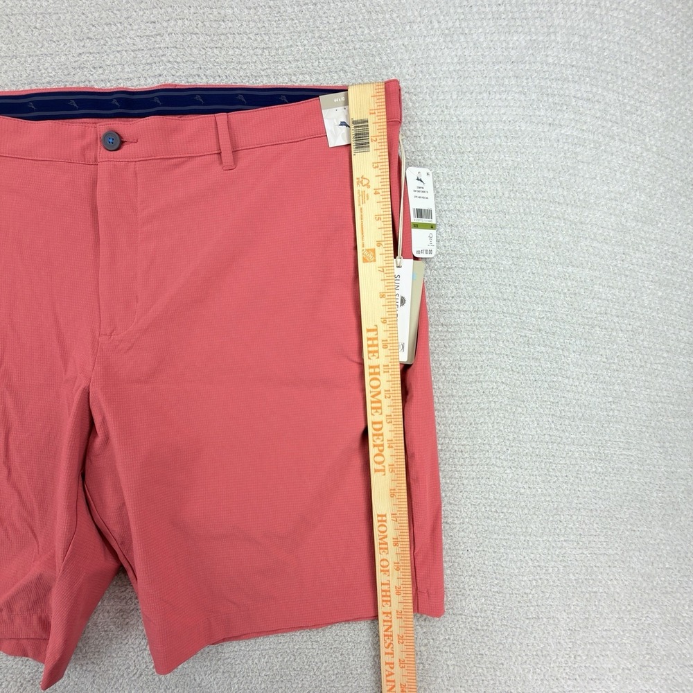 NWT Tommy Bahama Chip Shot Golf Shorts Mens 44 10" New Red Sail Stretch UPF - Picture 7 of 8